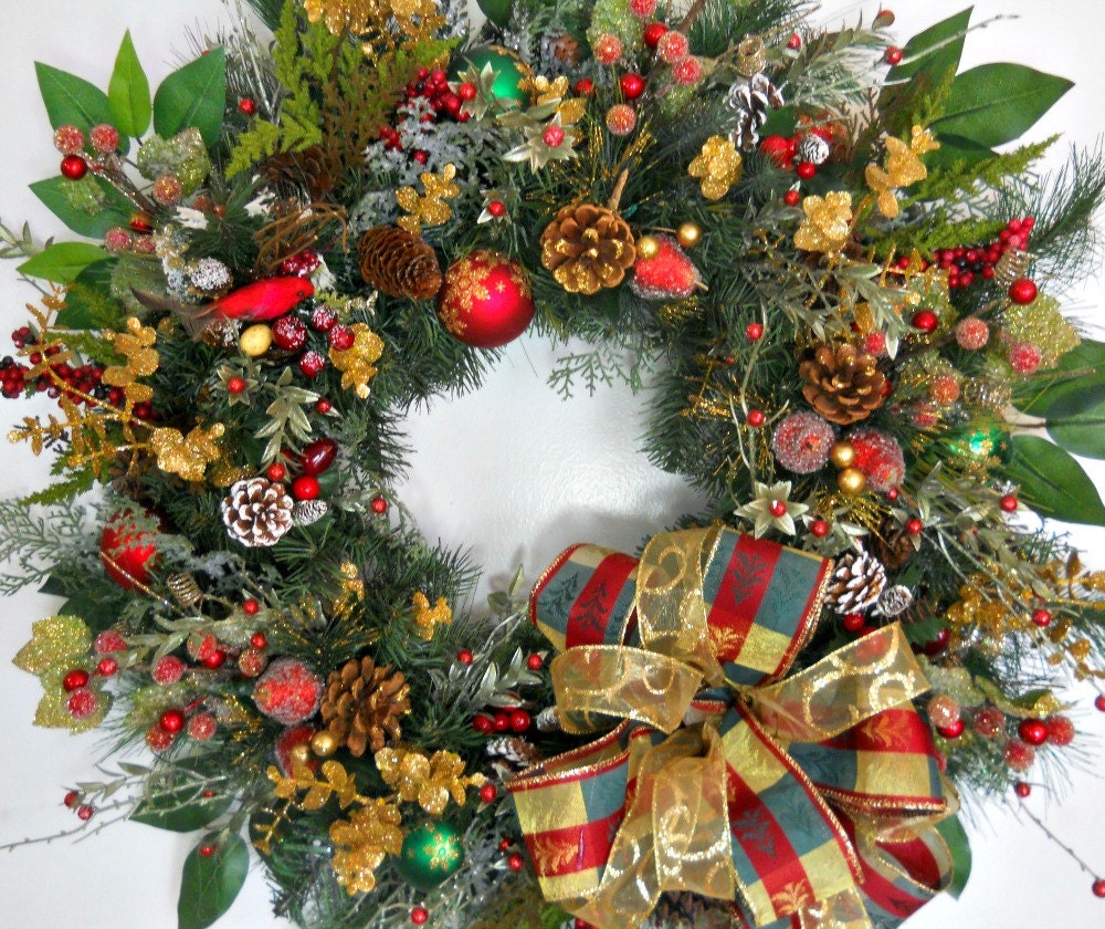 artificial evergreen christmas wreath pinecones and artificial evergreen christmas wreath pinecones and