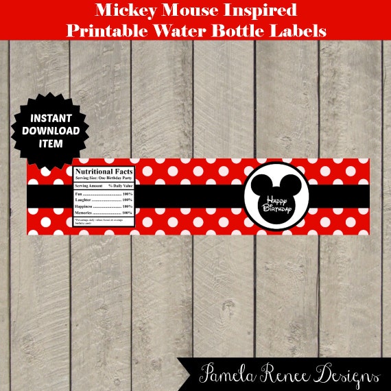 instant download mickey mouse inspired by divinepartydesign