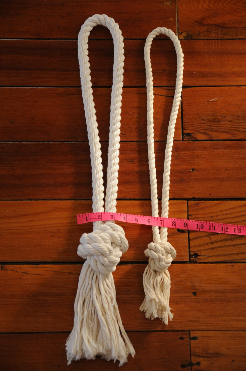 Nautical Decor Nautical Cotton Rope Curtain Tiebacks 3/4