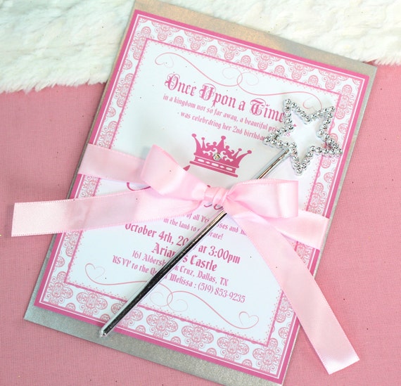 Princess Wand Invitations 3