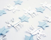 Blue Paper Garland