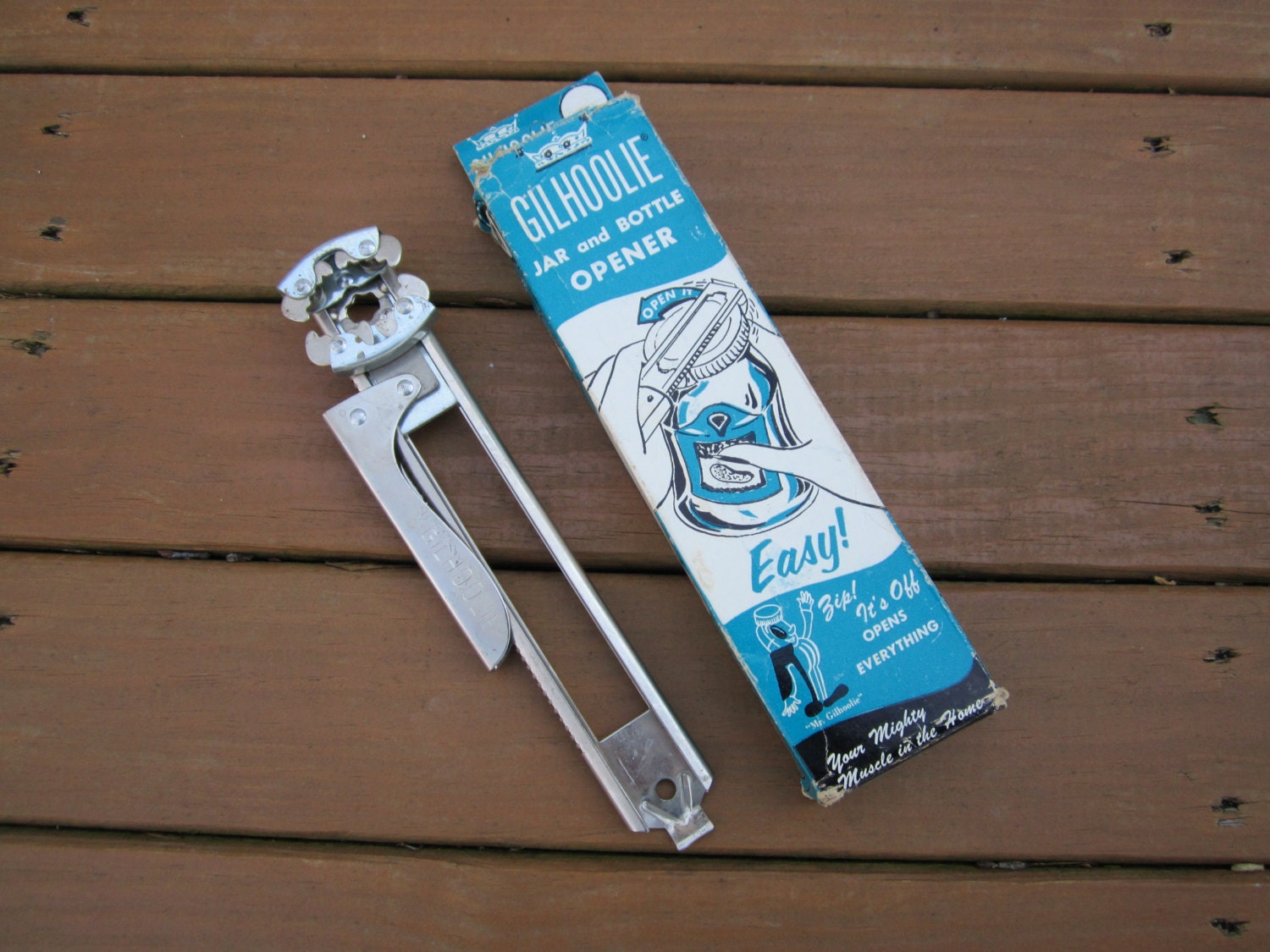 Gilhoolie Jar and Bottle Opener Vintage Jar Opener