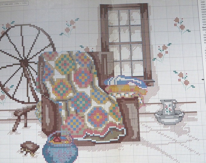 Paula Vaughan "Yesterday's Dream" Counted Cross Stitch Pattern 1986