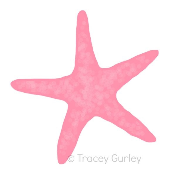 Clip Art Starfish Clip Art starfish clip art etsy pink original download 2 files beach art