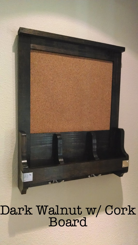 Entry/Kitchen Organizer Chalkboard Key Holder and Flower