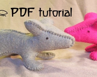 Mouse, felt mouse, felt mouse pattern, mouse pattern, felt mouse making pattern, felt animal, felt animal tutorial, mouse PDF, mouse DIY