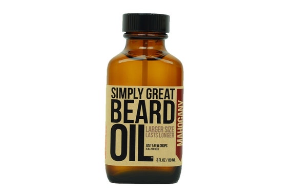 Beard Oil MAHOGANY Scented Beard Oil For Men Made with Natural Oils Great Holiday Gift for Him for Movember