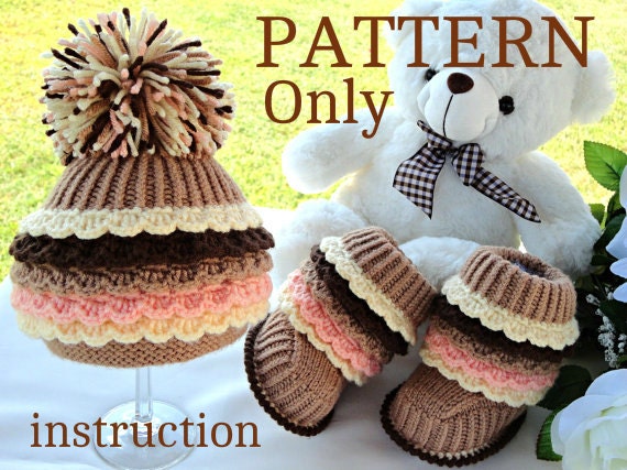 crochet pattern uggs baby Set Crochet Crochet Booties Baby Baby Baby Knitting Pattern Baby Uggs