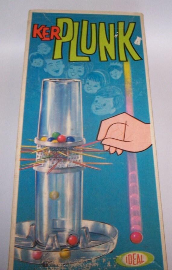 Vintage Retro KER PLUNK Marble Game 1967 Version Ideal