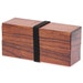 Japanese Bento Lunch Box Lacquering Natural Wood Double Box