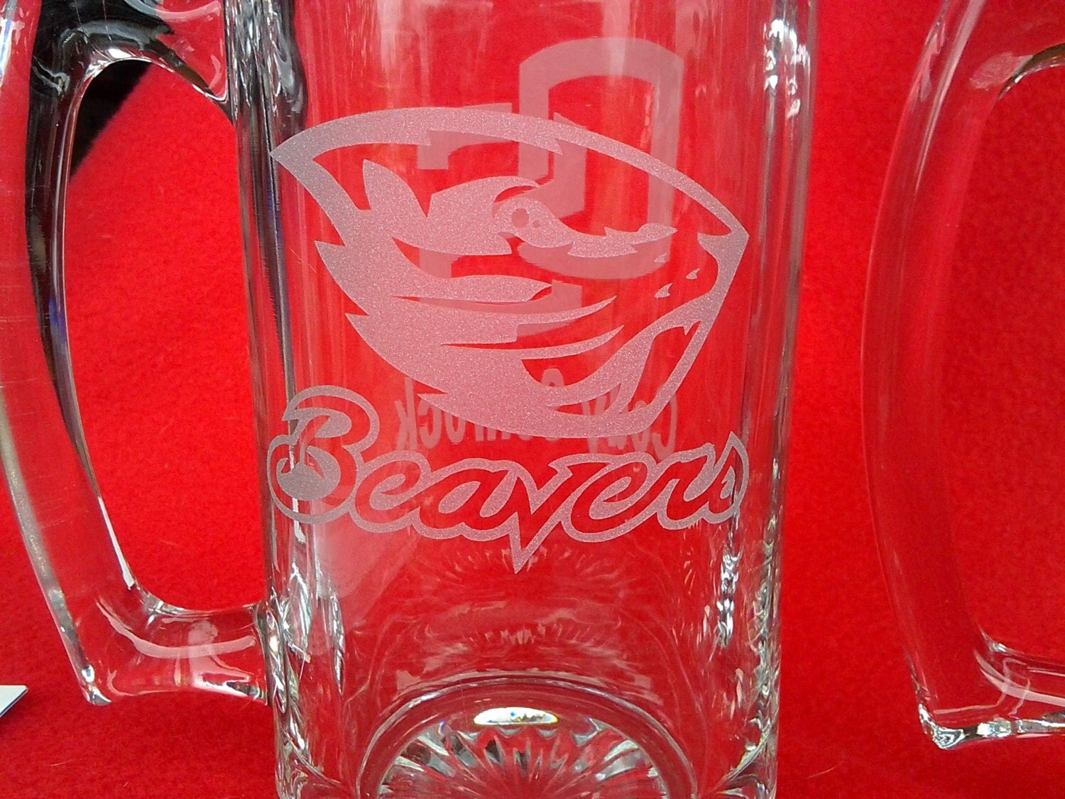 Oregon State mugCollege team mugs etched beer mug etched