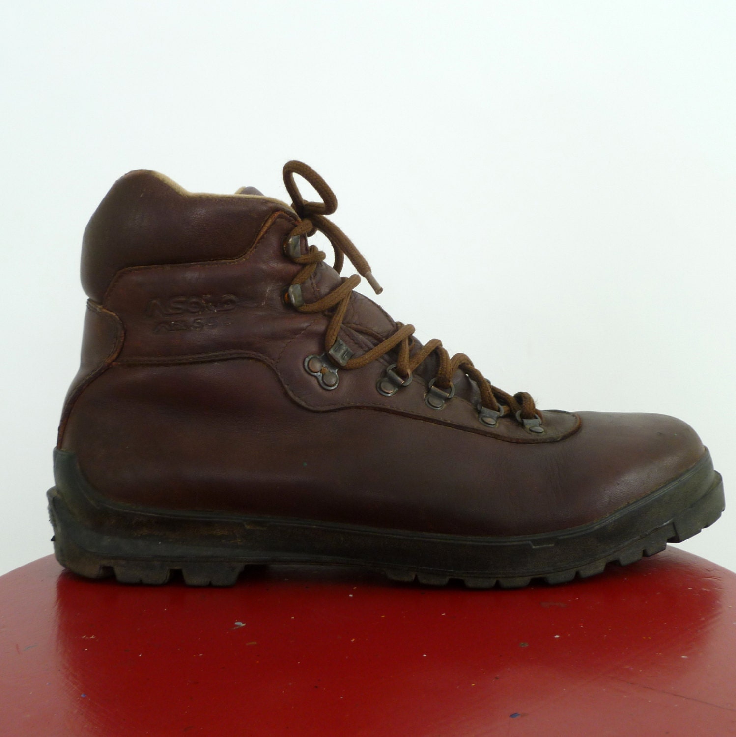 Men's Asolo Hiking boots Heavy Duty High by Akimbovintagefinds