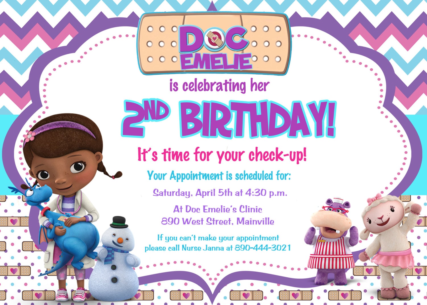 Doc Mcstuffins Invitations Free 5