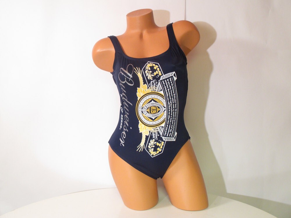 budweiser one piece bathing suit