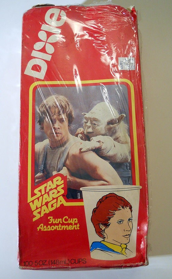 vintage star wars dixie cups