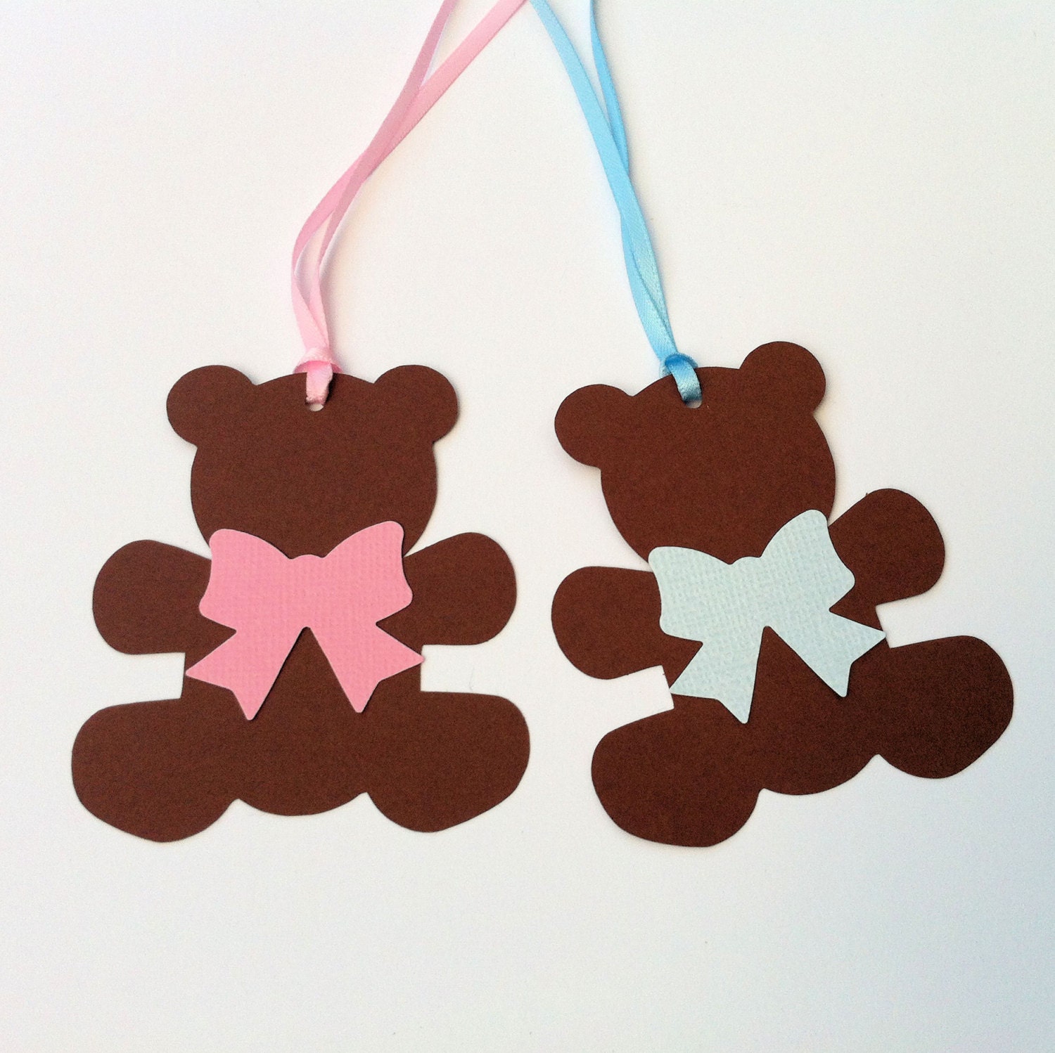 teddy bear gift tags baby shower teddy bears by mypaperplanet
