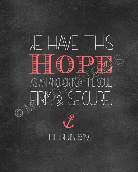 about hebrews bible hope verses Bible Verse Items Printable: similar Hope to Hebrews 619