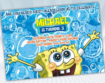 SpongeBob Invitation