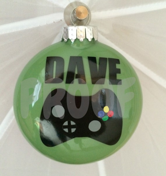 Xbox personalized christmas ornament.