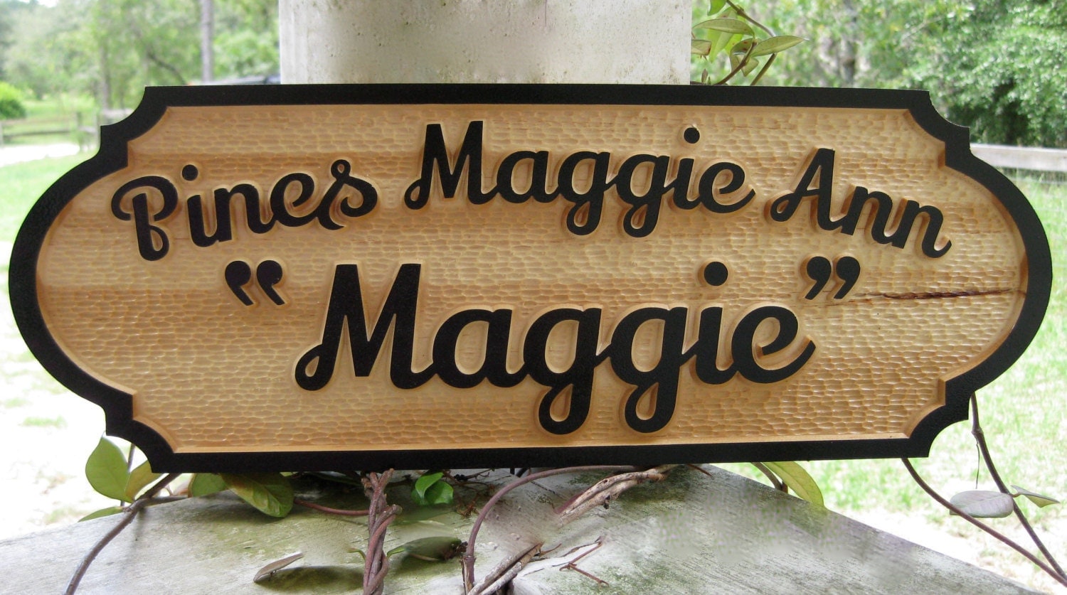 Horse Name Plate Stall Sign Personalized by GPandSonWoodcrafting