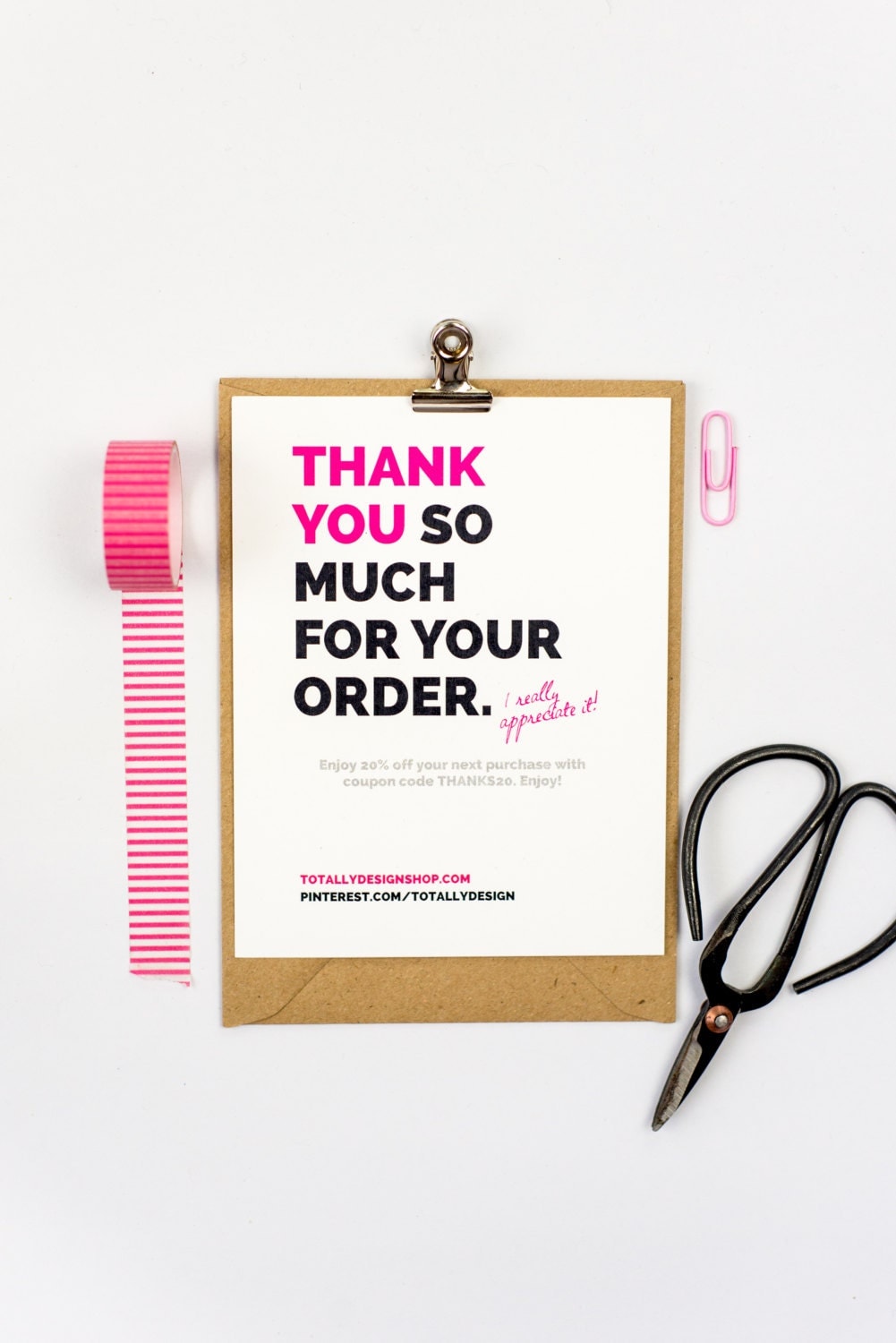 Business Thank You Cards INSTANT DOWNLOAD Brightly Bold