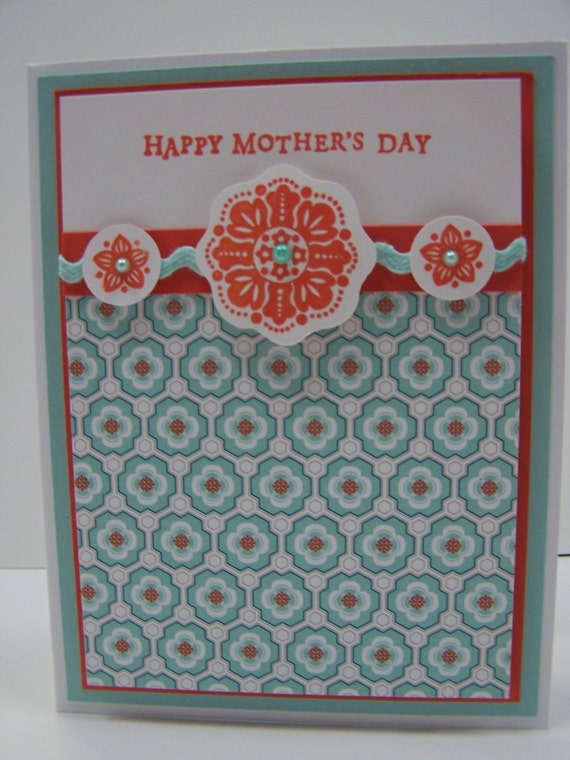 Stampin Up Handmade Greeting Card Mothers Day Card