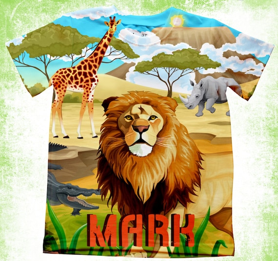 Personalized zoo Tshirt Boys zoo Tshirt Birthday zoo