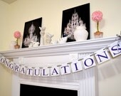 Congratulations Banner, Congrats Sign, Wedding garland, Wedding Decorations, Party Decor, Retirement, New Job, Graduation, Congrats Banner Il_170x135