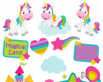 Magical Land - embroidery design set for 4x4 hoop