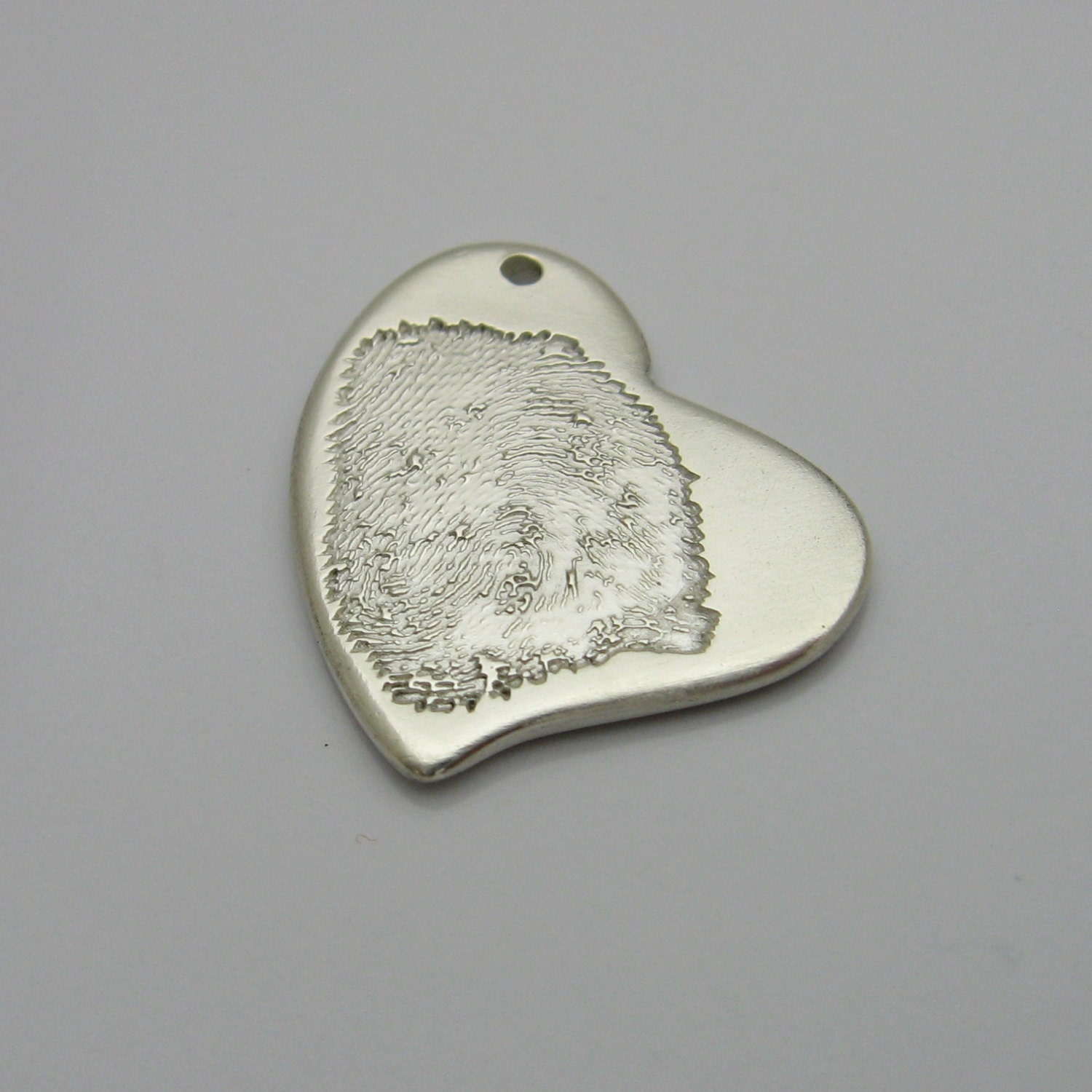 Fingerprint & Footprint Jewelry Silver by ATimelessImpression