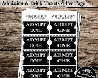 Drink tickets | Etsy