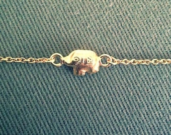 Vermeil Sterling Silver Elephant Bracelet