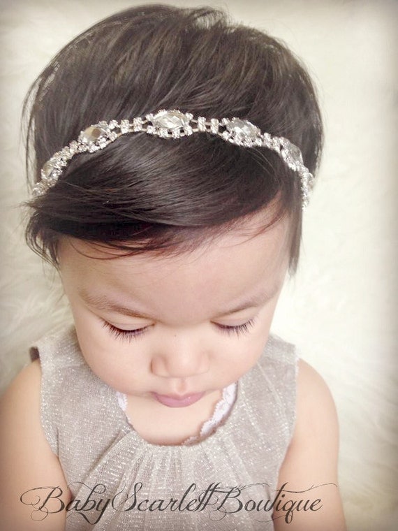 778 New baby headband for wedding 623 Baby Headband, Bridal Headband,Rhinestone Headband,Photo Prop. 