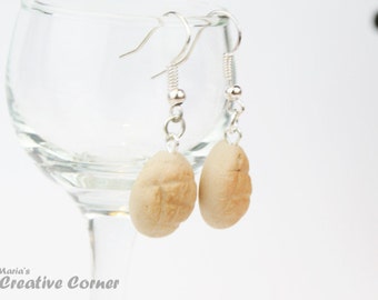 DISCOUNTED Melonpan Earrings, Ready to ship
