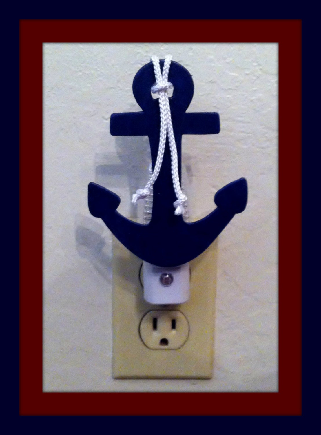 Nautical Anchor LED Night Light Nautical by PrettyAdorableThings