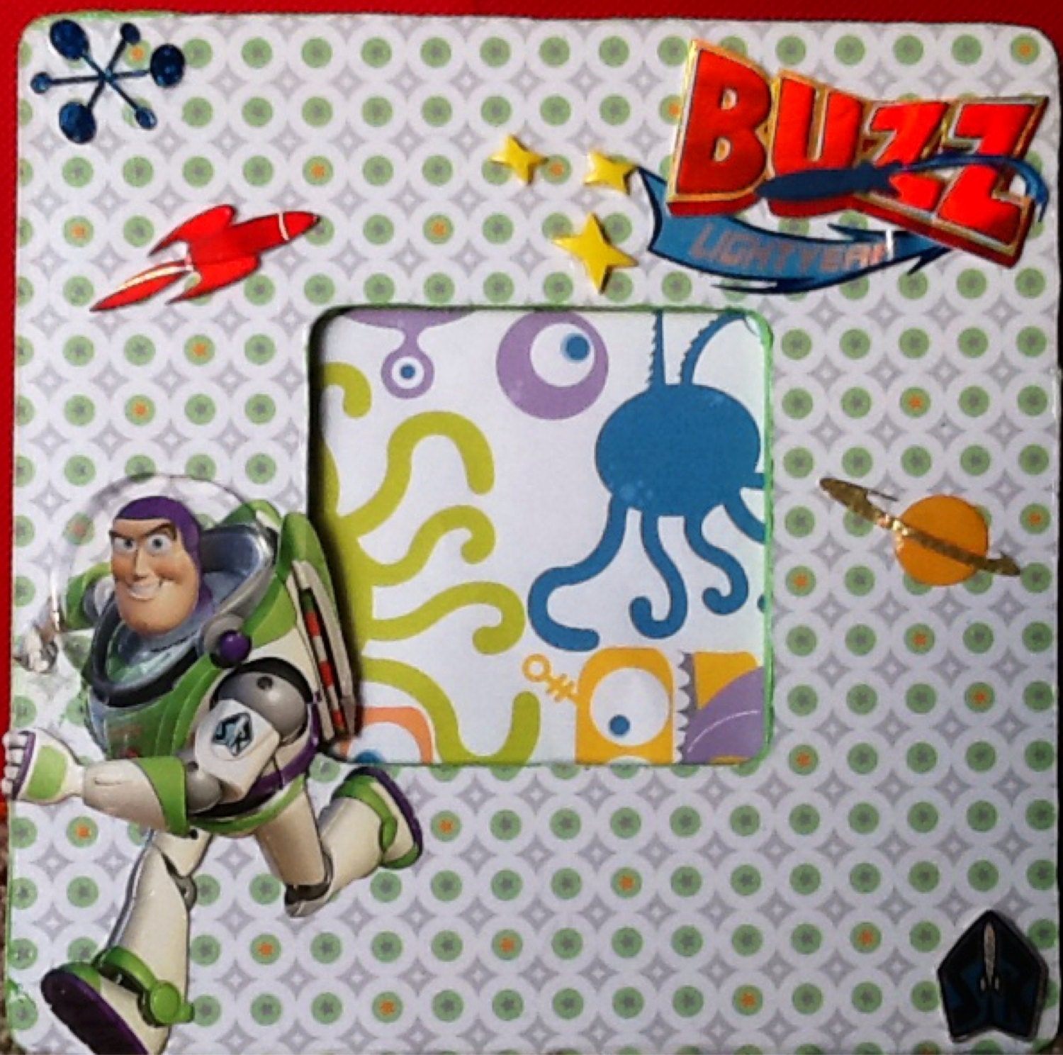 Picture Frame Toy Story InspiredBuzz Lightyear Disney Kids