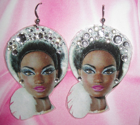 barbie earrings