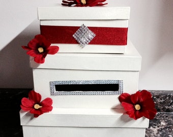 Lock and Key Wedding Card Box