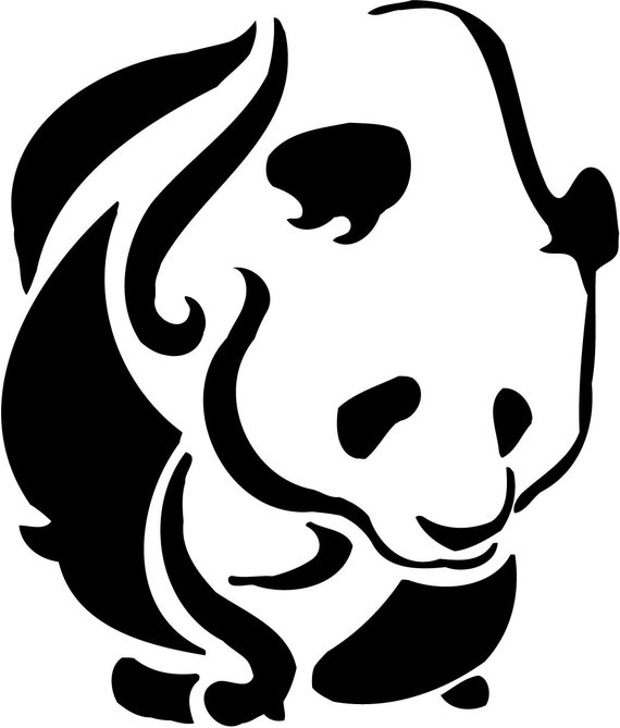 Items similar to Panda Vinyl Decal on Etsy