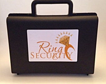 Ring Security Briefcase (Gold) -- ring bearer gift, pillow alternative, ring agent, ring bearer