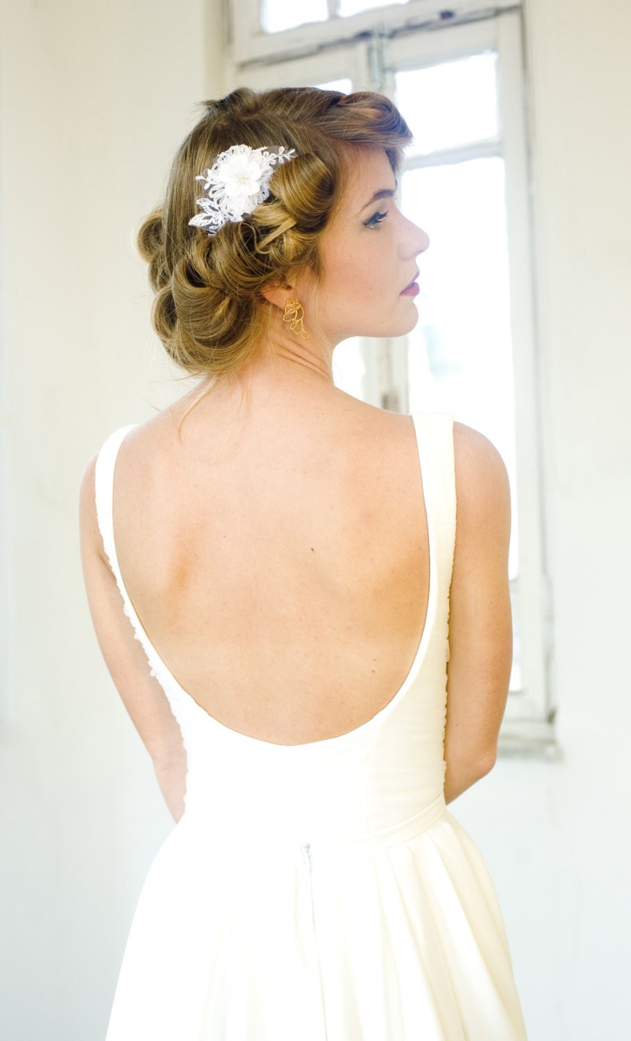 white bodysuit for wedding dress