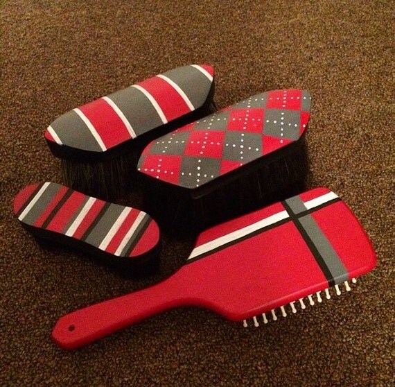 Custom Horse Brushes available as by EmilyEquineCreations on Etsy