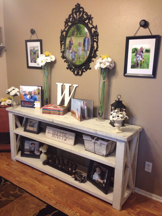 Items Similar To Rustic Painted Console Table On Etsy   Il 570xN.643229272 N5z4 