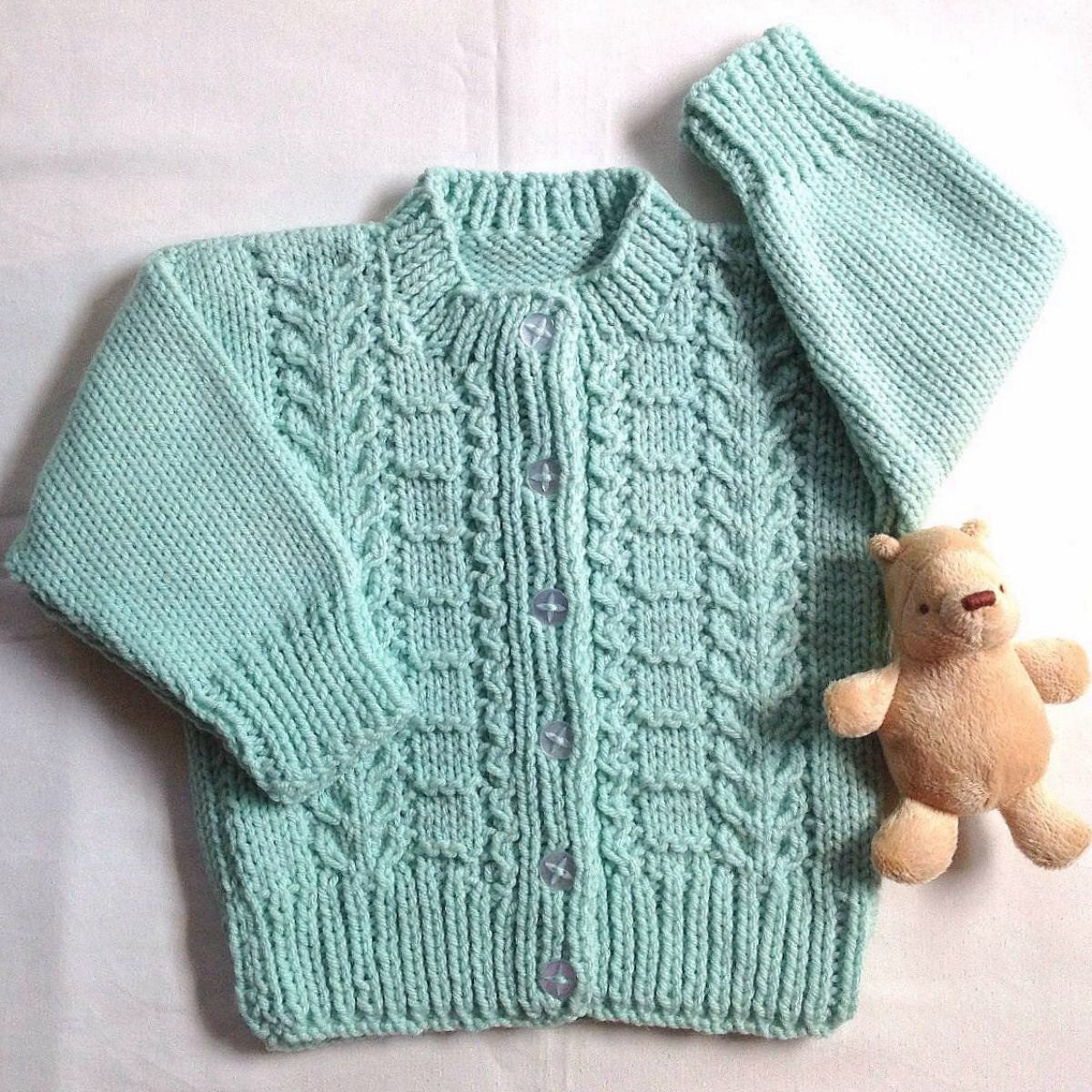 Kids mint green cardigan 2 to 3 years Toddler sweater