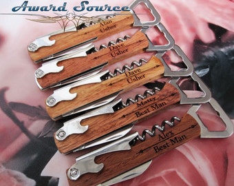 Groomsmen Gift, Personalized Beer Bottle Opener, Custom Engraved Bottle Opener, Wedding Party Gifts, Gifts for Groomsmen, Bottle Opener