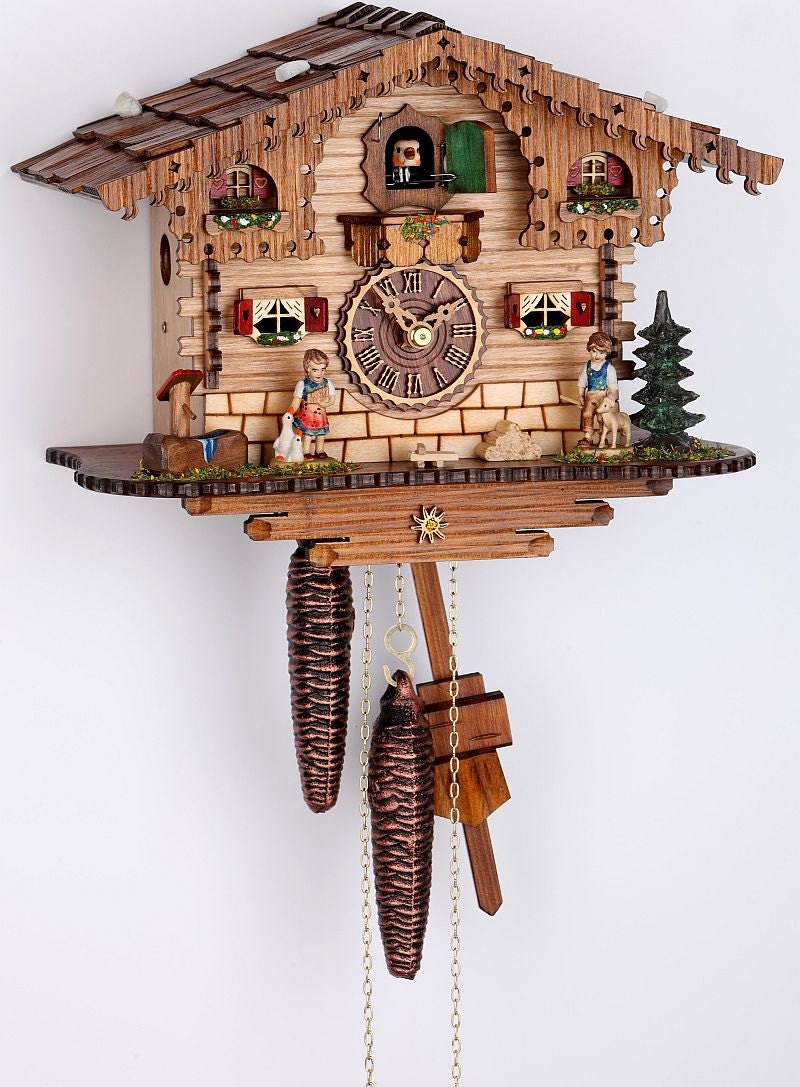 Original mechan Schwarzwaldcuckoo clock. 1 day cuckoo clock