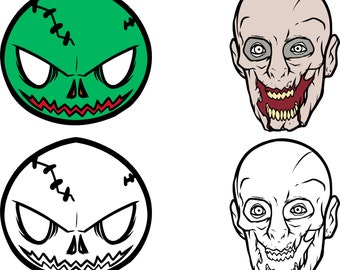 Zombie mask | Etsy