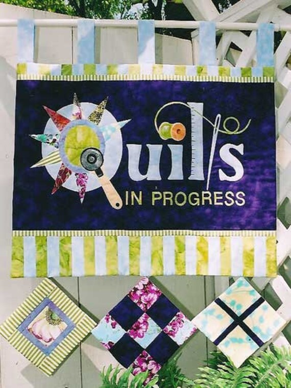 Quilting Wall Hanging Kit Quilts in by PreCutAppliqueKits