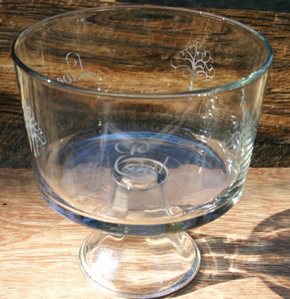 Large Trifle Bowl by HiddenTreasureRB on Etsy