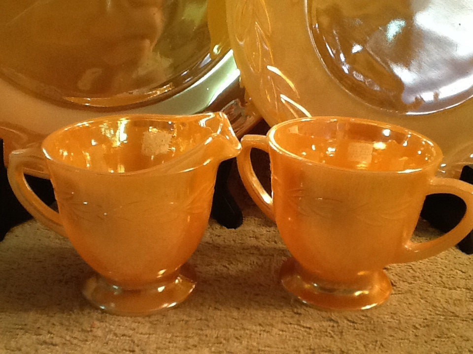 Vintage Fire King 47 Pc. Dish Set RARE